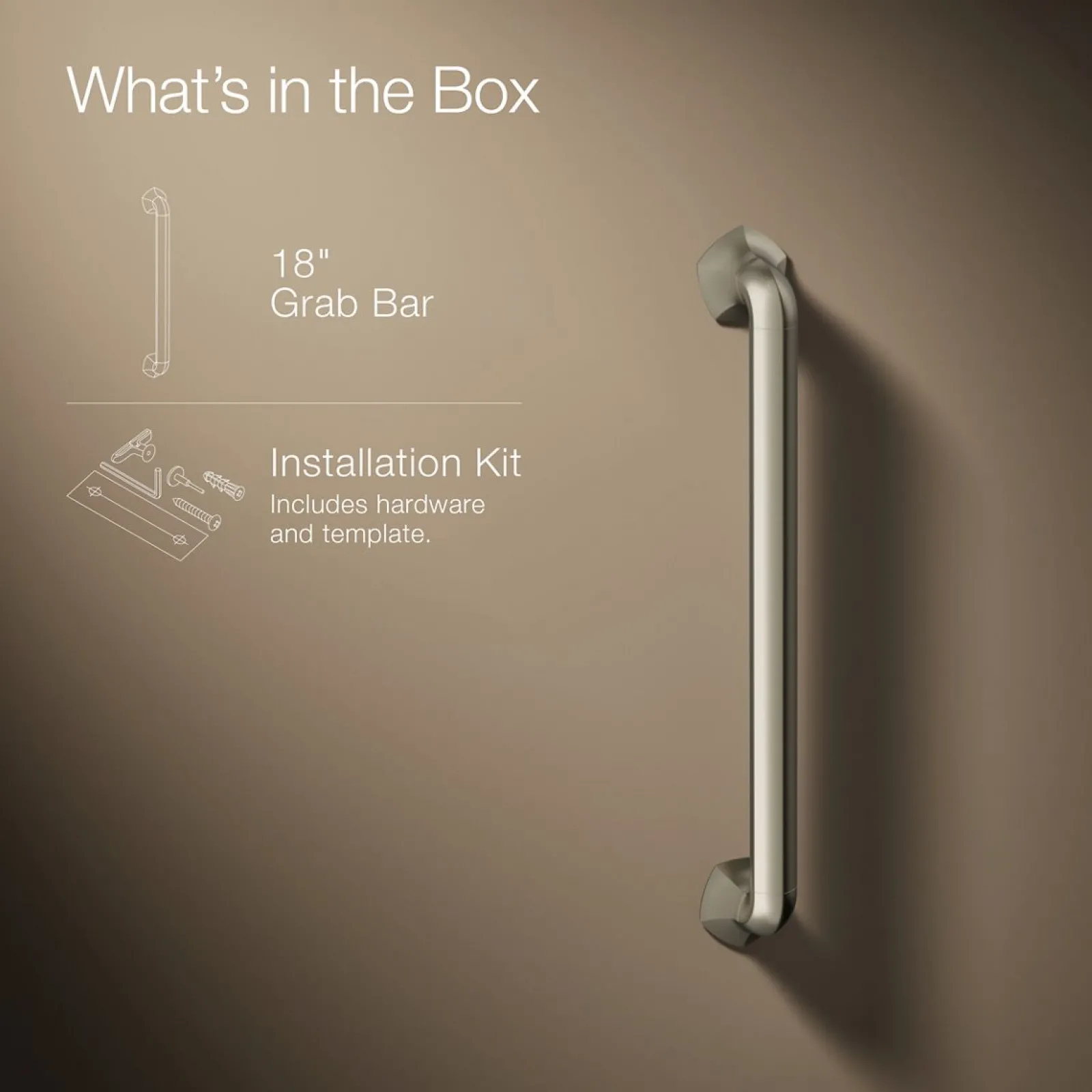 18" grab bar^Kohler Discount