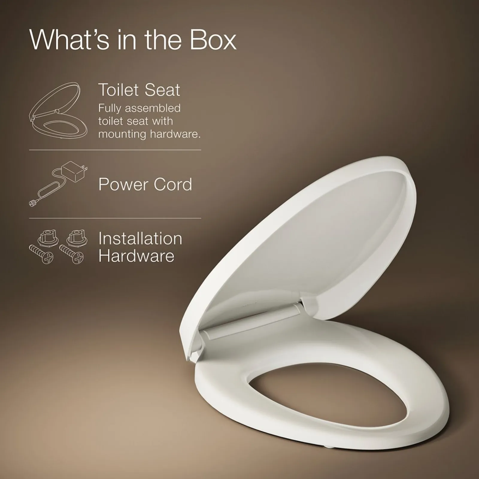 Heated Quiet-Close™ elongated toilet seat^Kohler Sale