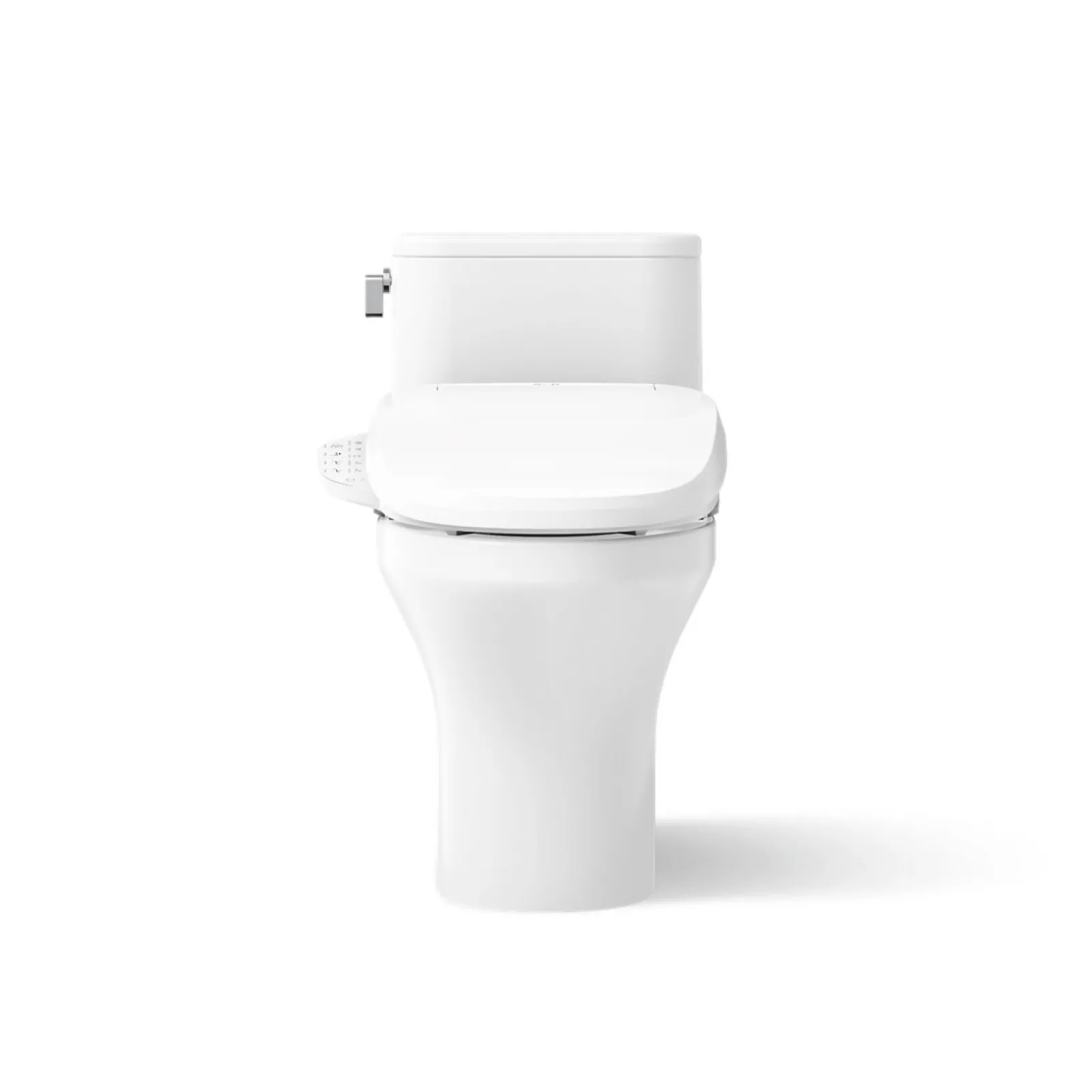 Hidden cord one-piece compact elongated toilet with skirted trapway, 1.28 gpf^Kohler New