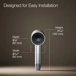 Iconic single-function handshower, 2.5 gpm^Kohler Discount
