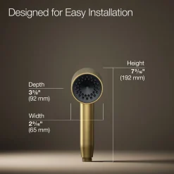 Iconic single-function handshower, 2.5 gpm^Kohler Discount