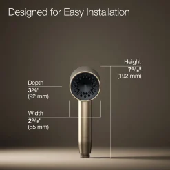 Iconic single-function handshower, 2.5 gpm^Kohler Discount