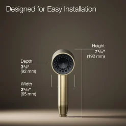 Iconic single-function handshower, 2.5 gpm^Kohler Discount