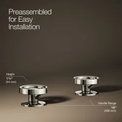 Industrial bathroom sink faucet handles^Kohler Outlet