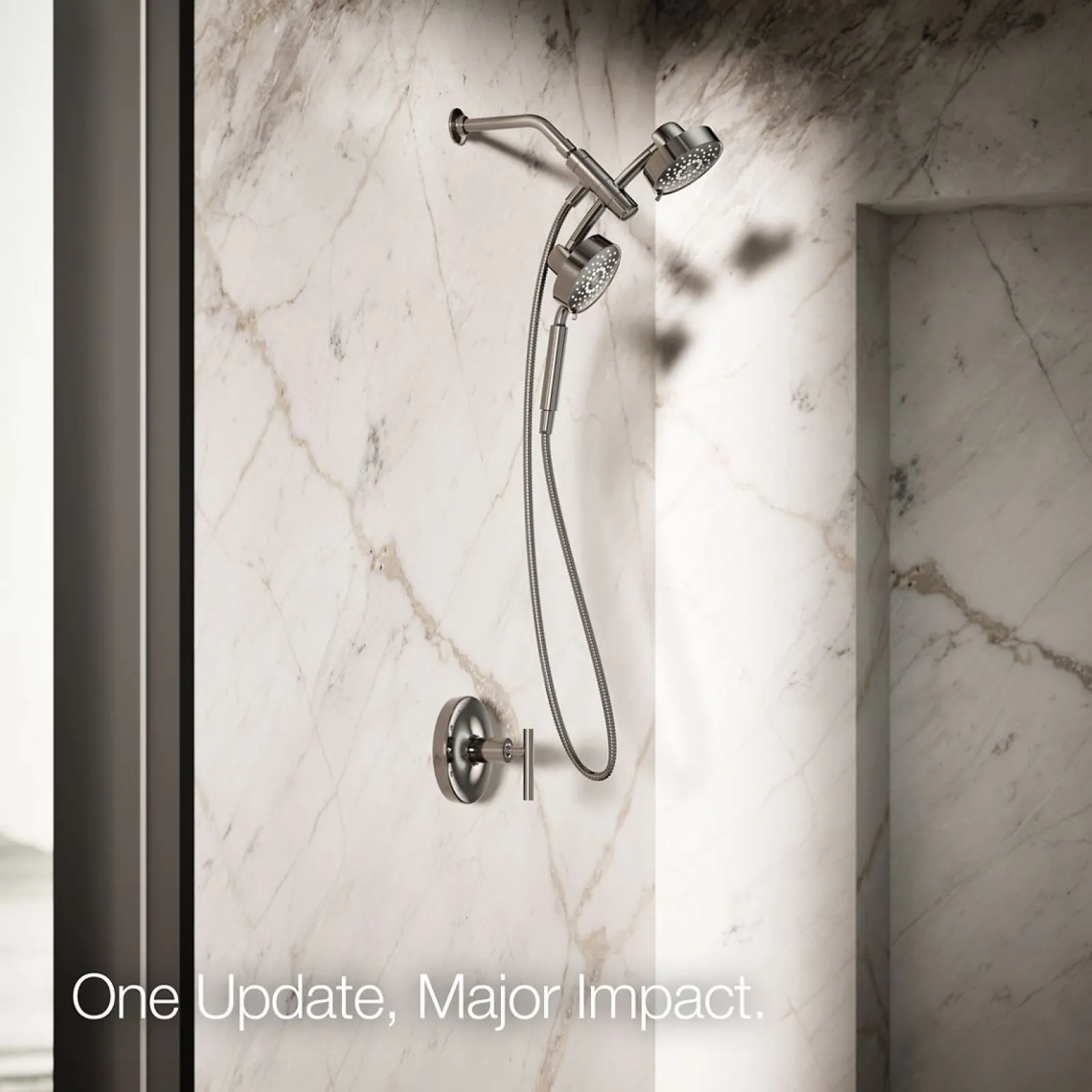 2-in-1 multifunction 1.75 gpm shower combo kit^Kohler Hot