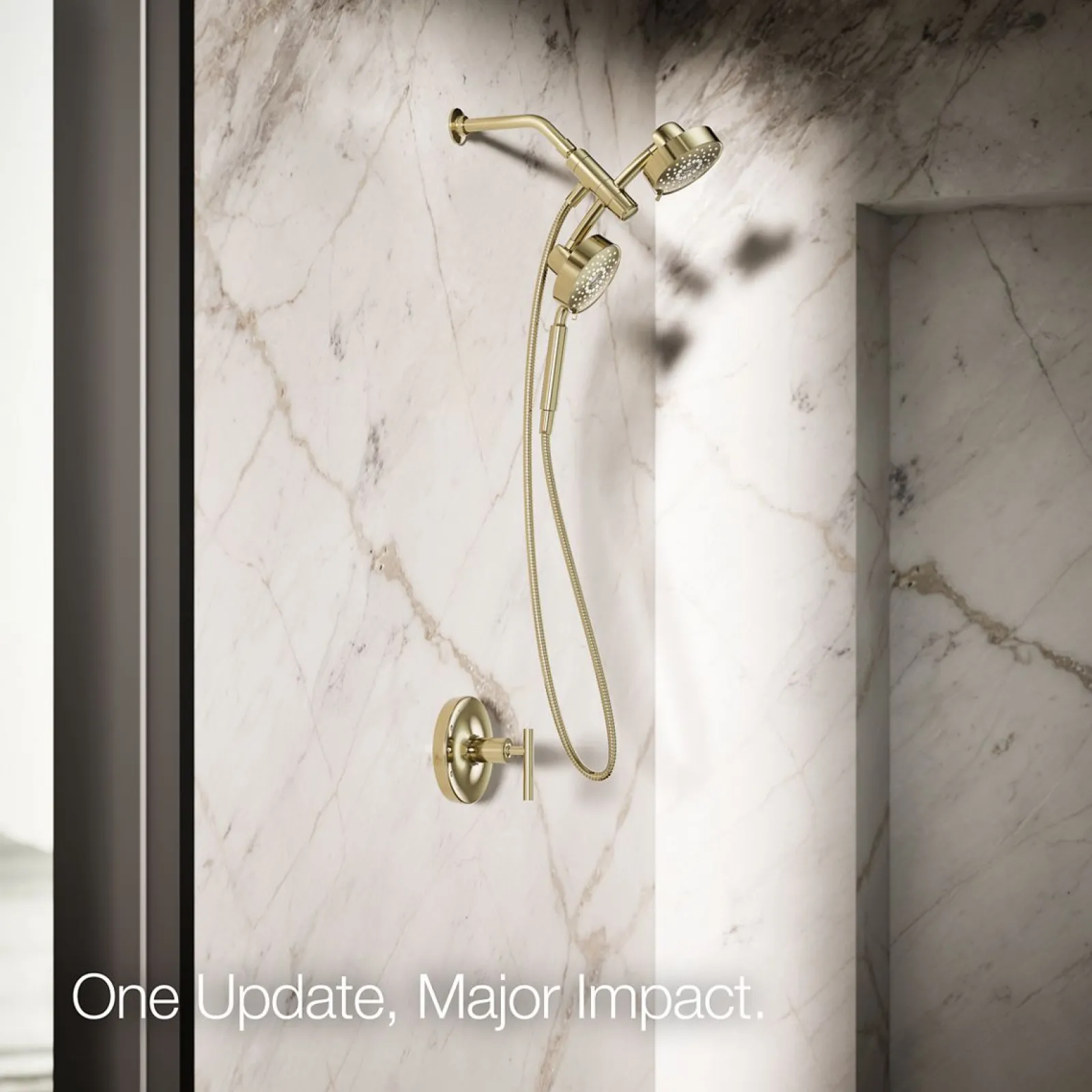 2-in-1 multifunction 1.75 gpm shower combo kit^Kohler Hot