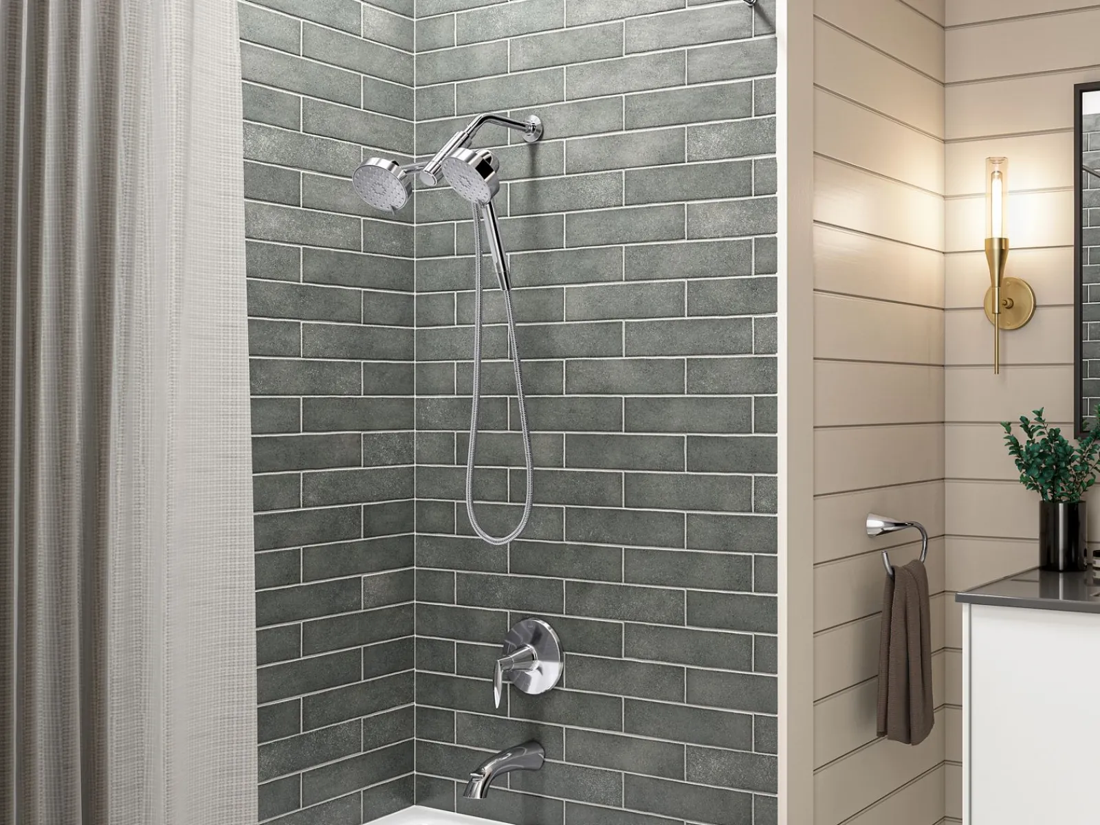2-in-1 multifunction 1.75 gpm shower combo kit^Kohler Hot