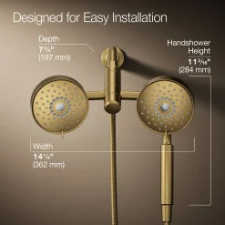 2-in-1 multifunction 2.5 gpm shower combo kit^Kohler Online
