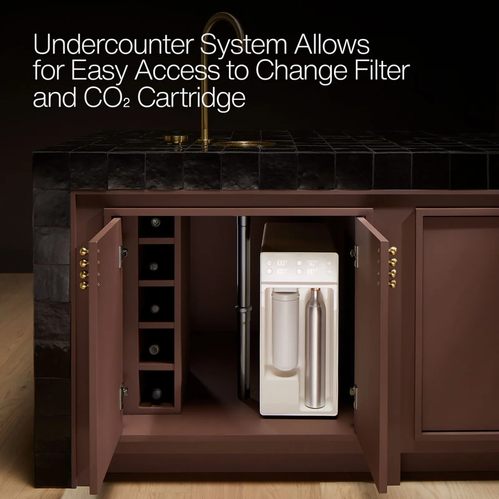 4-in-1 tall arc beverage faucet^Kohler New