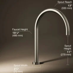 Laminar deck-mount non-diverter bath spout^Kohler Outlet