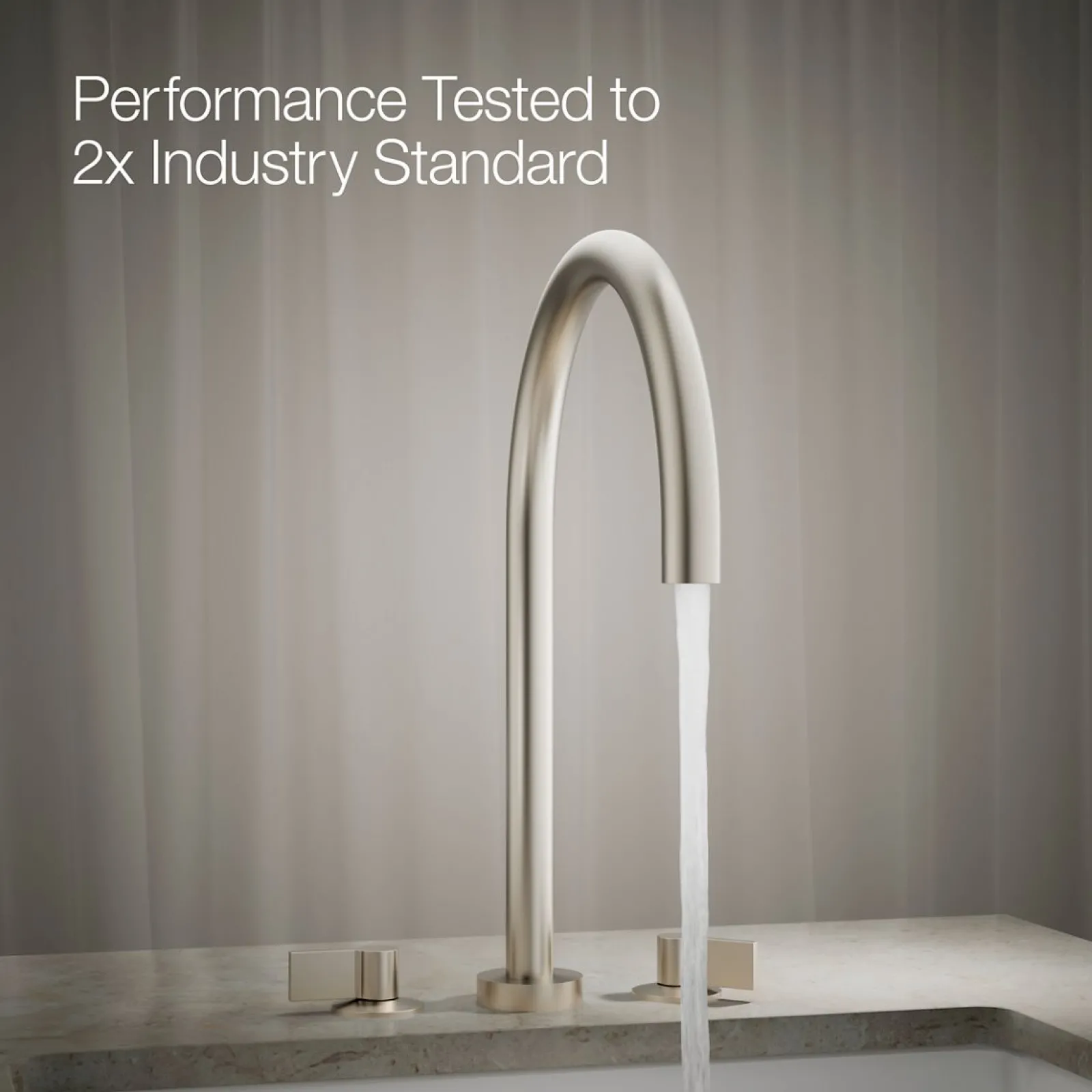 Laminar deck-mount non-diverter bath spout^Kohler Outlet