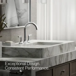 Lever bathroom sink faucet handles^Kohler Discount