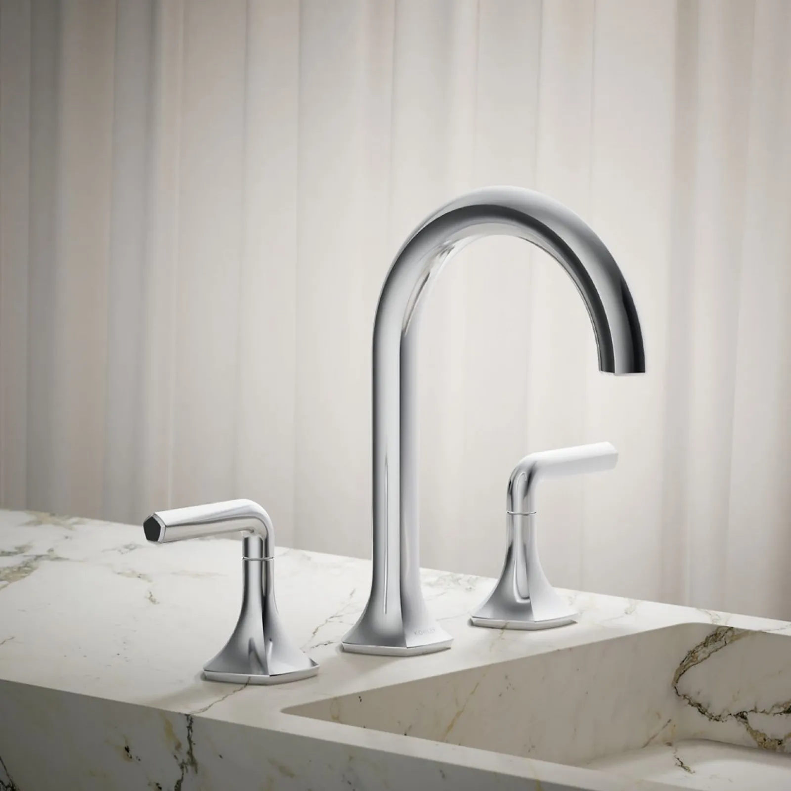 Lever bathroom sink faucet handles^Kohler Discount