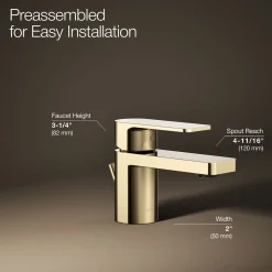 Low single-handle bathroom sink faucet, 1.0 gpm^Kohler Sale