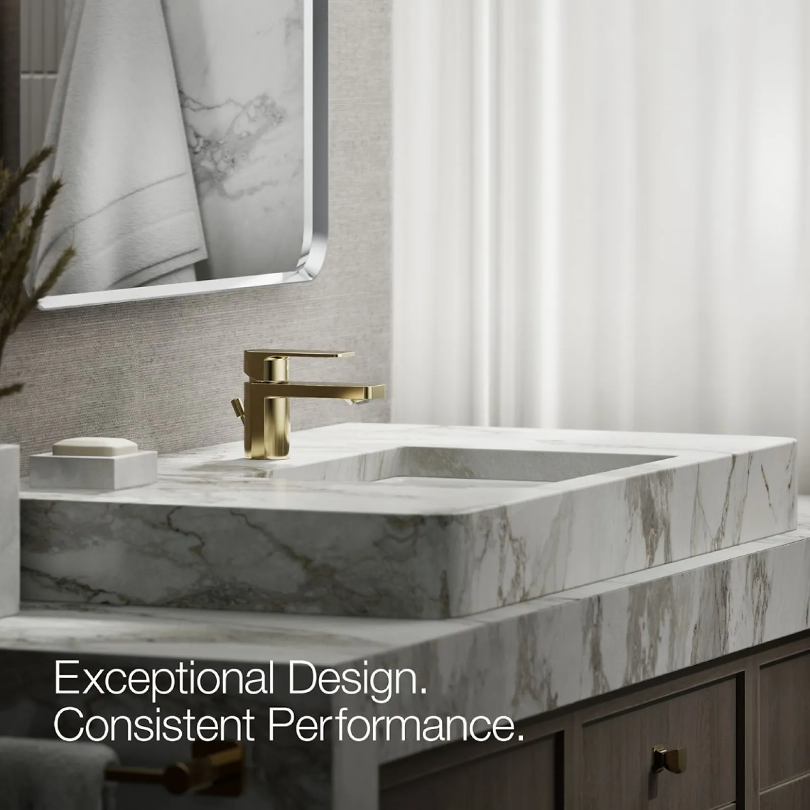 Low single-handle bathroom sink faucet, 1.2 gpm^Kohler Clearance