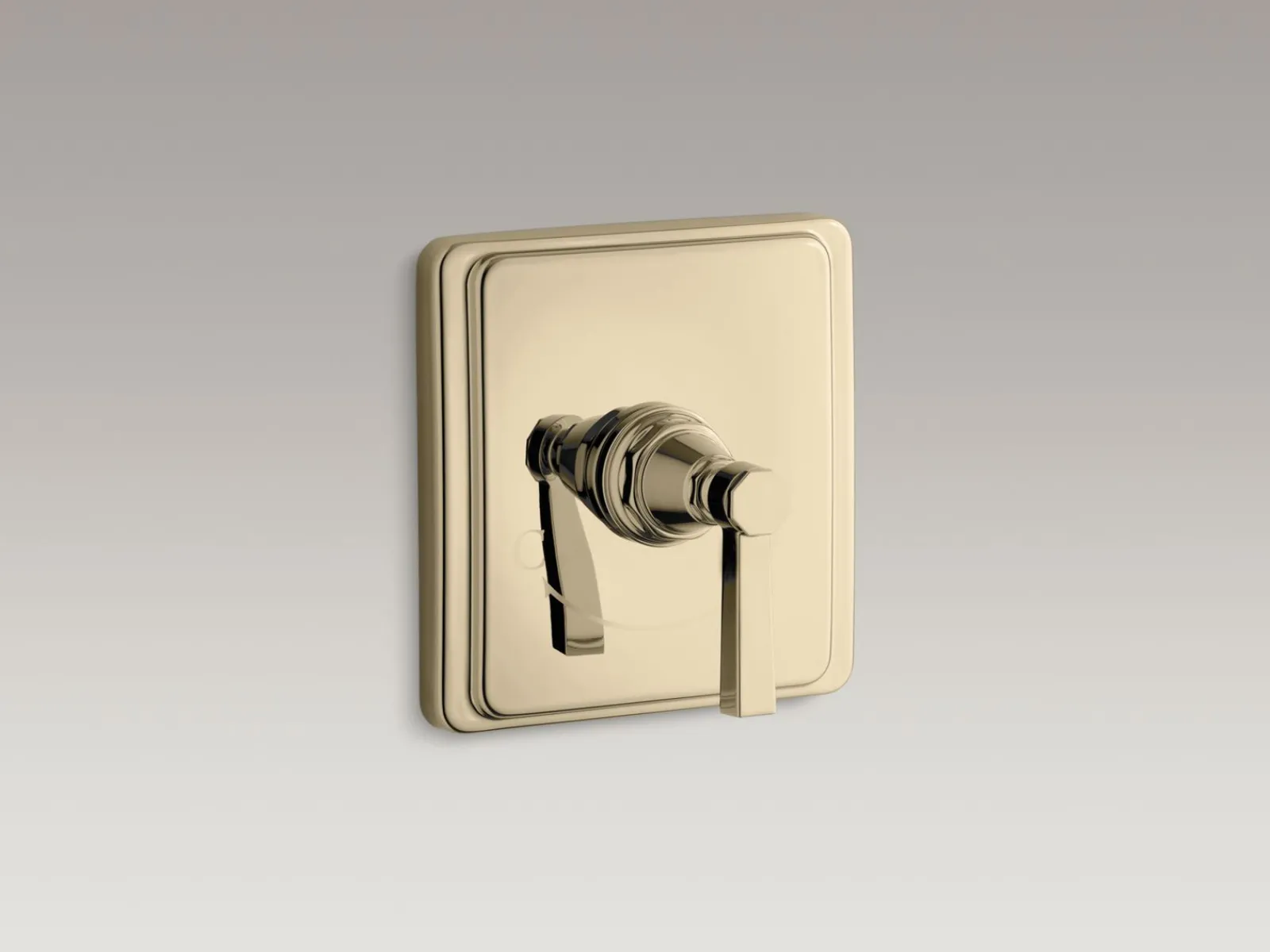MasterShower® temperature control valve trim with Lever handle^Kohler Hot
