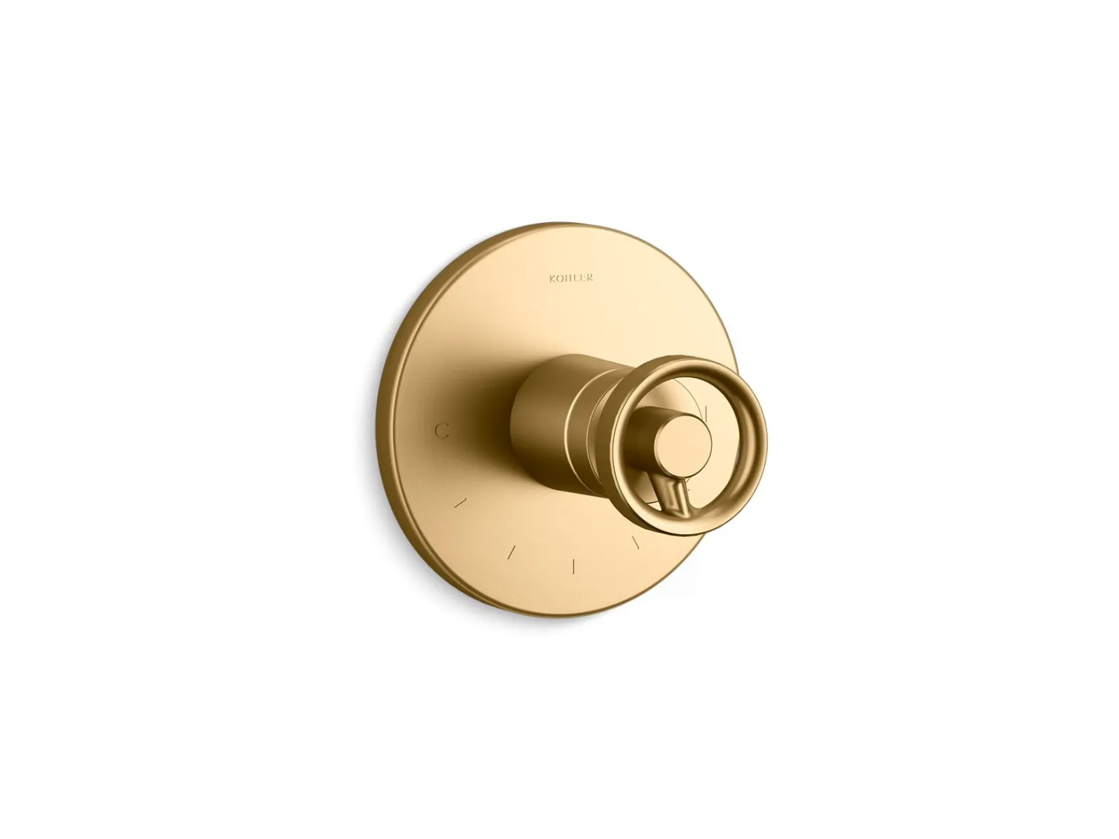 MasterShower® temperature control valve trim with Industrial handle^Kohler Best