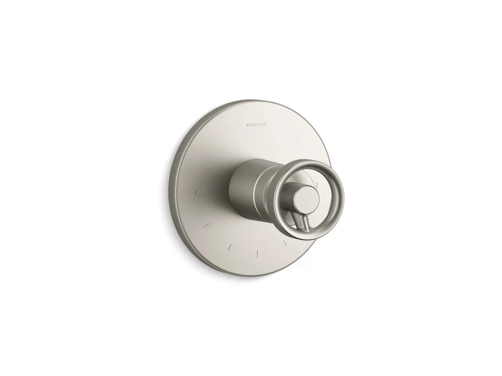 MasterShower® temperature control valve trim with Industrial handle^Kohler Best