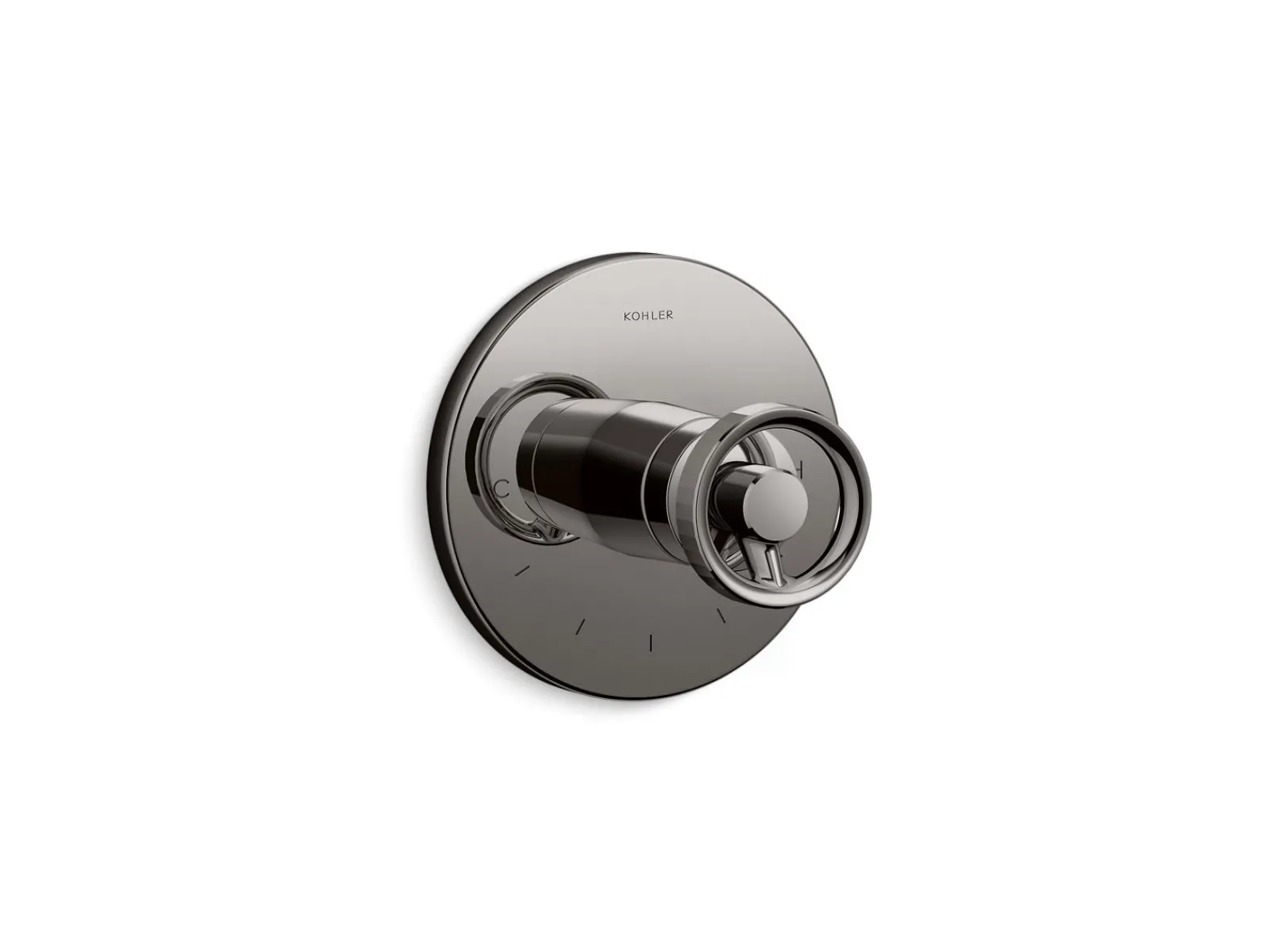 MasterShower® temperature control valve trim with Industrial handle^Kohler Best
