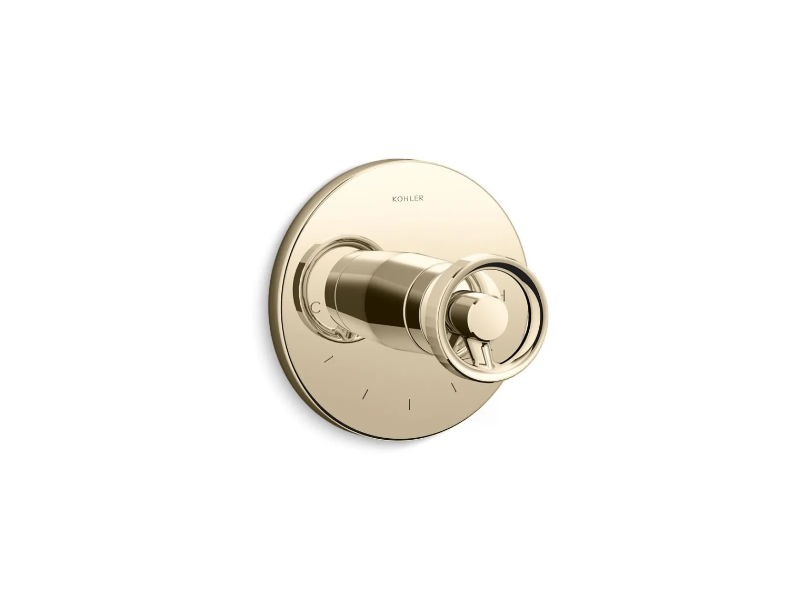 MasterShower® temperature control valve trim with Industrial handle^Kohler Best