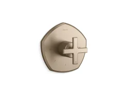MasterShower® temperature control valve trim with cross handle^Kohler Online