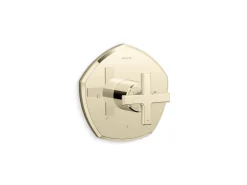 MasterShower® temperature control valve trim with cross handle^Kohler Online
