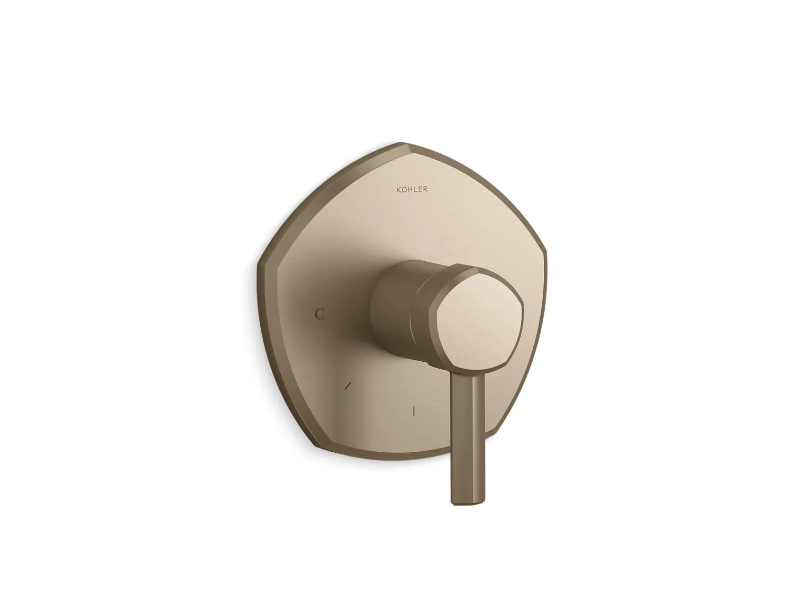 MasterShower® temperature control valve trim with lever handle^Kohler Outlet