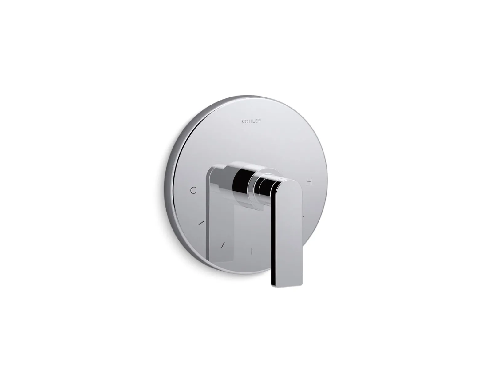 MasterShower® temperature control valve trim with lever handle^Kohler Online