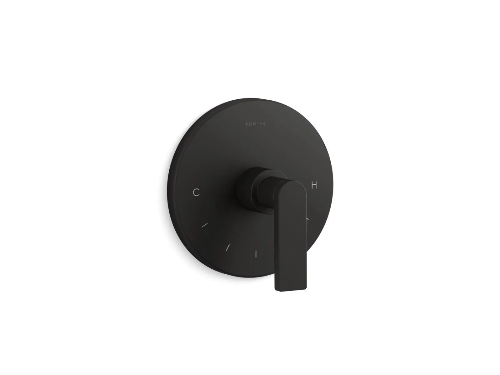 MasterShower® temperature control valve trim with lever handle^Kohler Online