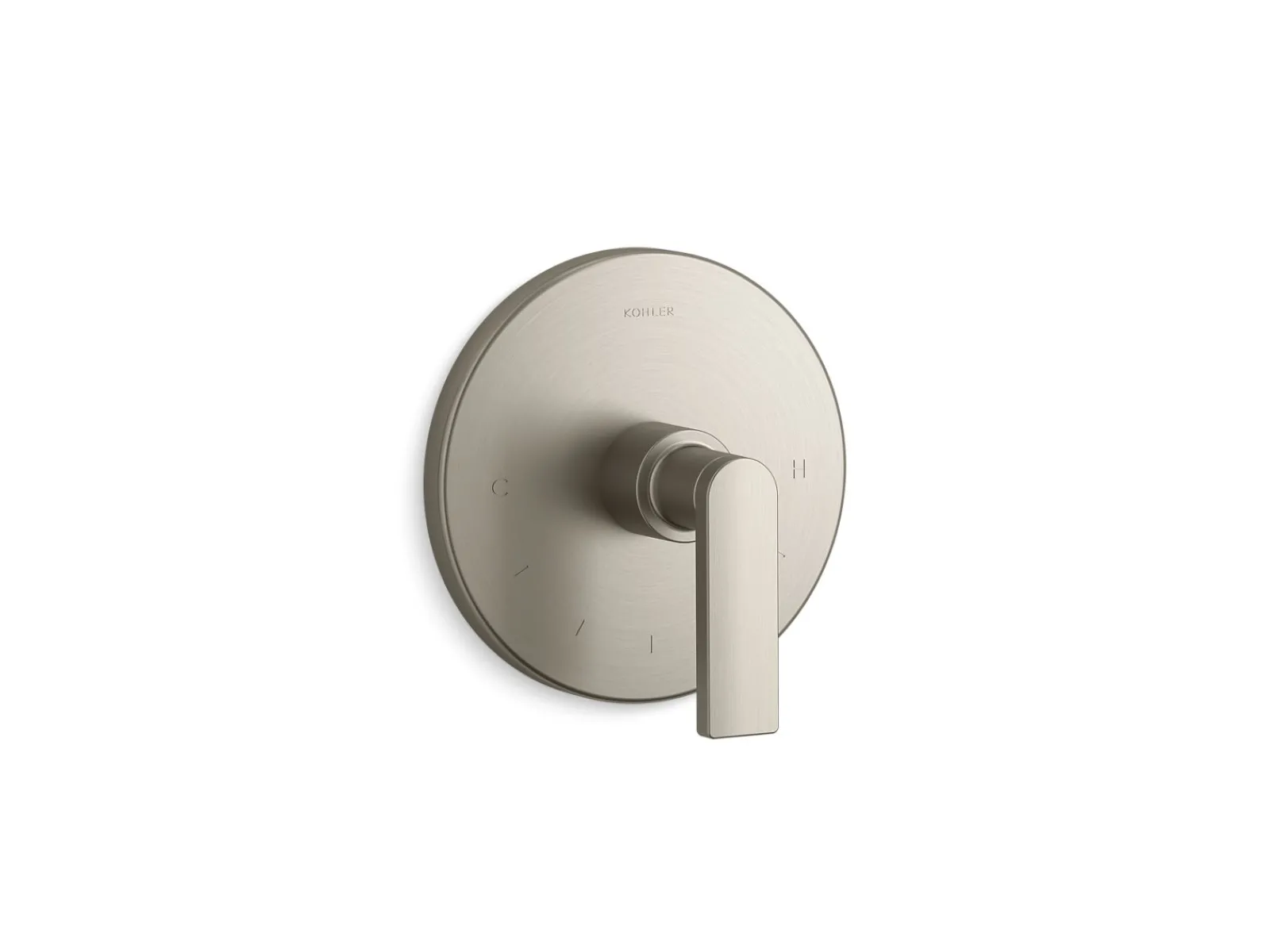 MasterShower® temperature control valve trim with lever handle^Kohler Online