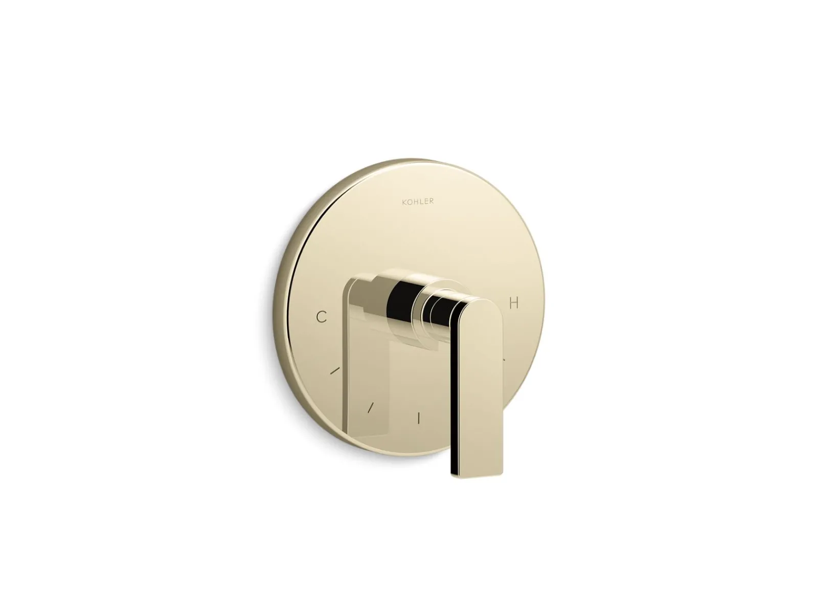 MasterShower® temperature control valve trim with lever handle^Kohler Online