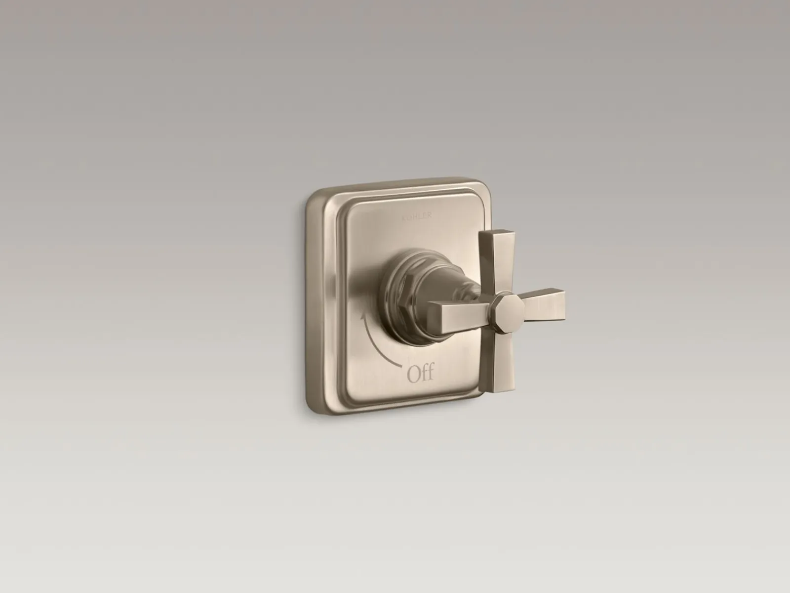 MasterShower® volume control valve trim with cross handle^Kohler Discount