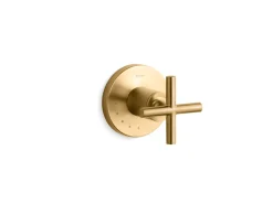 MasterShower® volume control valve trim with cross handle^Kohler Best