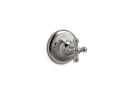 MasterShower® volume control valve trim with cross handle^Kohler Best