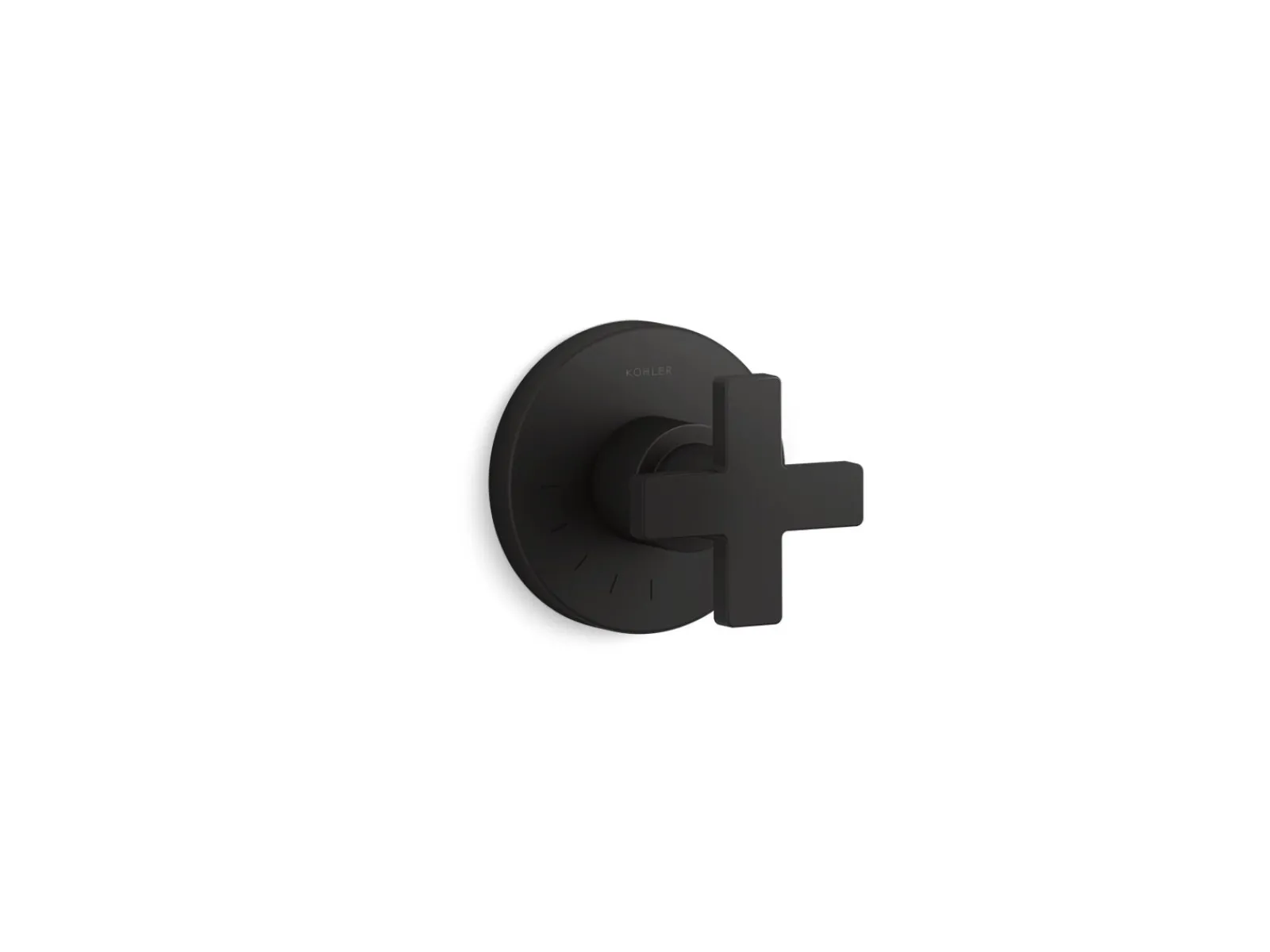 MasterShower® volume control valve trim with cross handle^Kohler