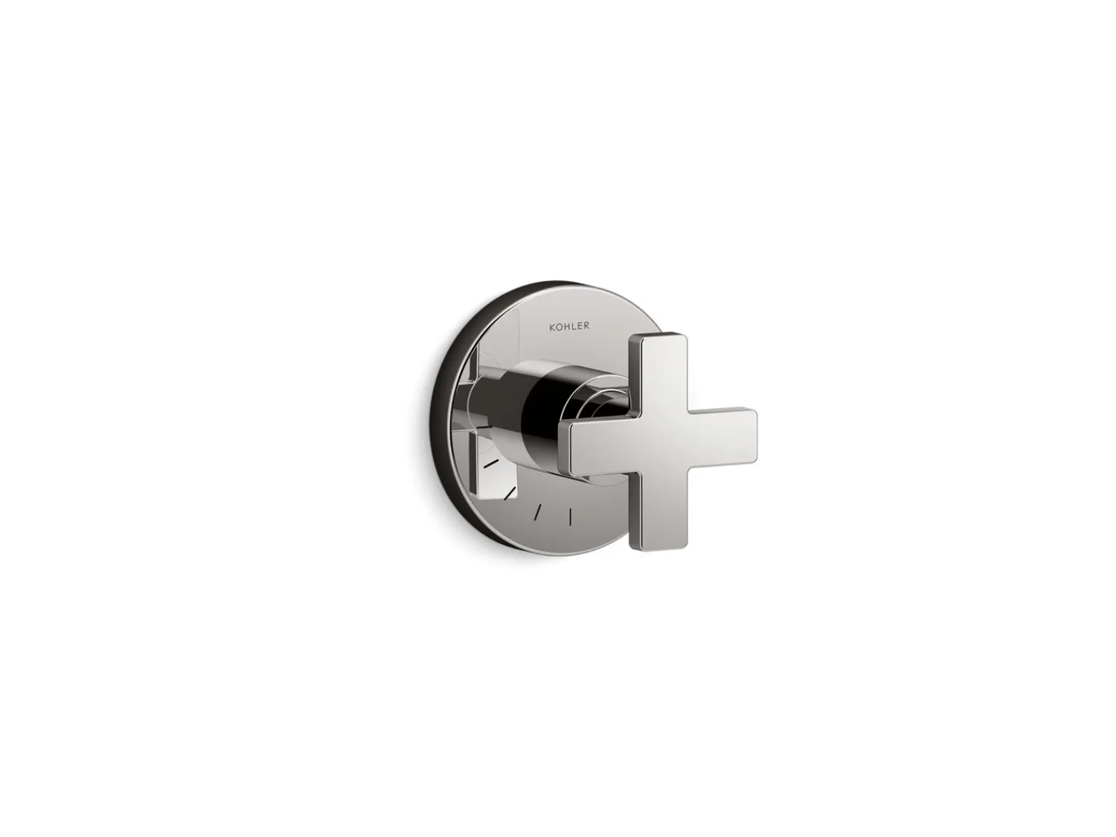 MasterShower® volume control valve trim with cross handle^Kohler