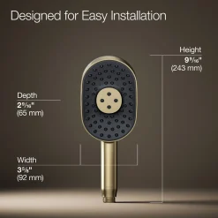 Oblong three-function handshower, 1.75 gpm^Kohler Online