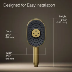Oblong three-function handshower, 2.5 gpm^Kohler New