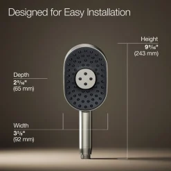 Oblong three-function handshower, 2.5 gpm^Kohler New