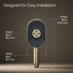 Oblong three-function handshower, 2.5 gpm^Kohler New