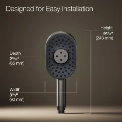 Oblong three-function handshower, 2.5 gpm^Kohler New