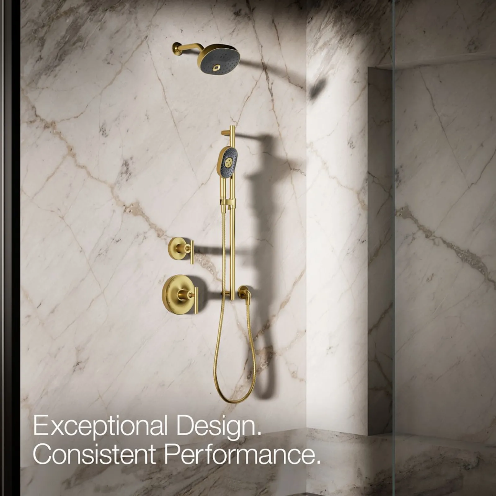 Oblong three-function handshower, 2.5 gpm^Kohler New