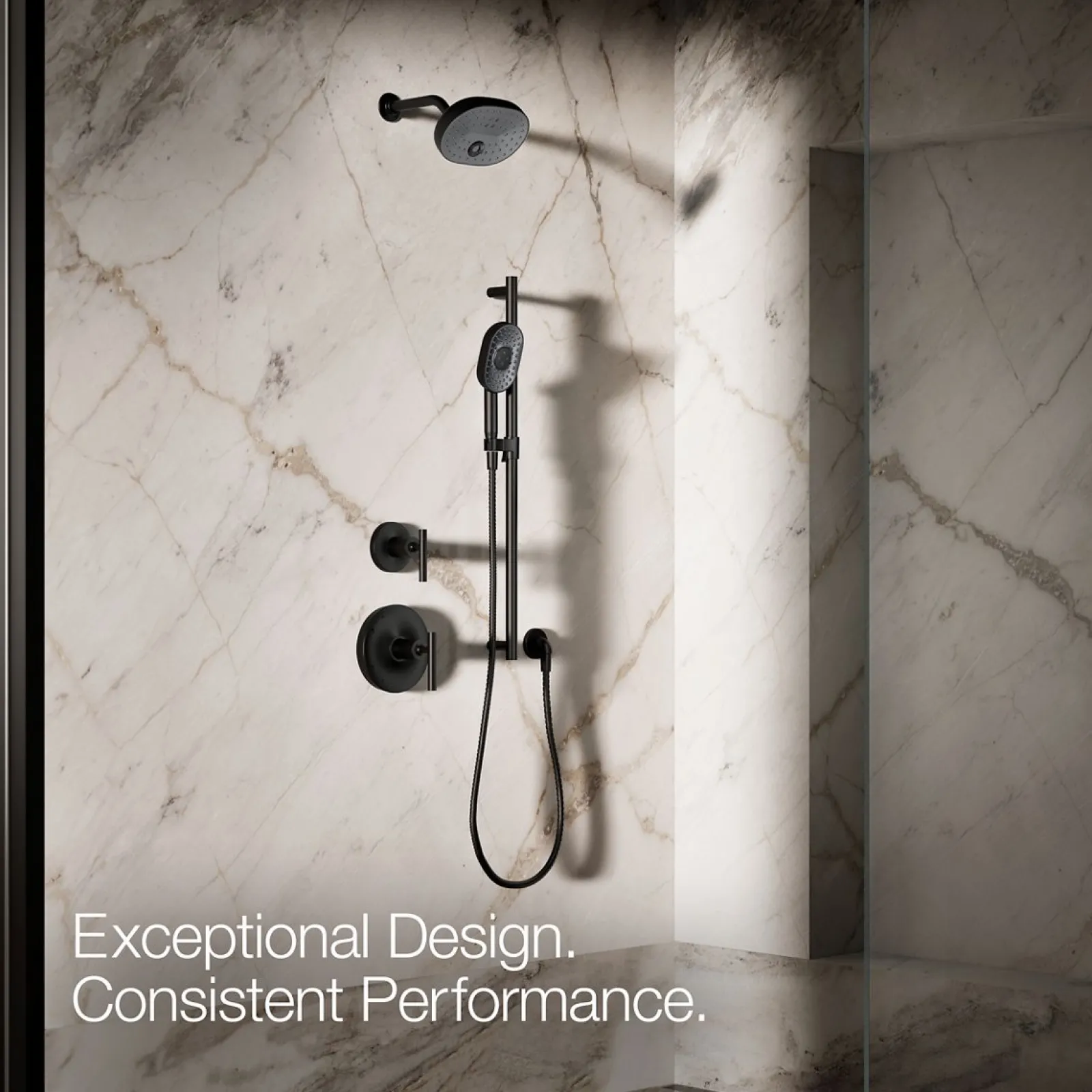 Oblong three-function handshower, 2.5 gpm^Kohler New