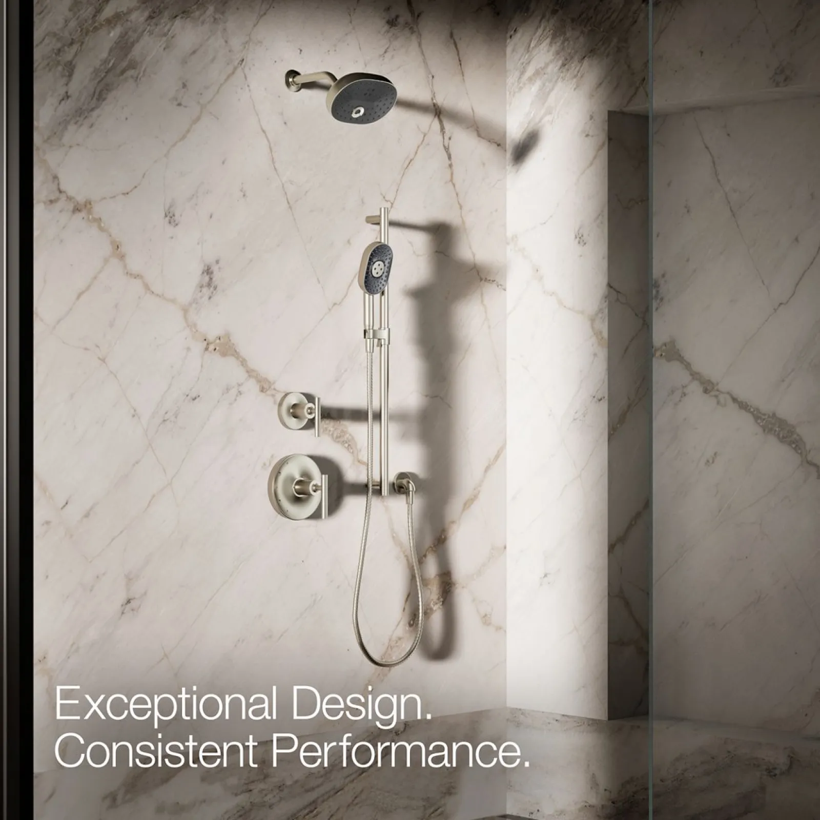 Oblong three-function handshower, 2.5 gpm^Kohler New