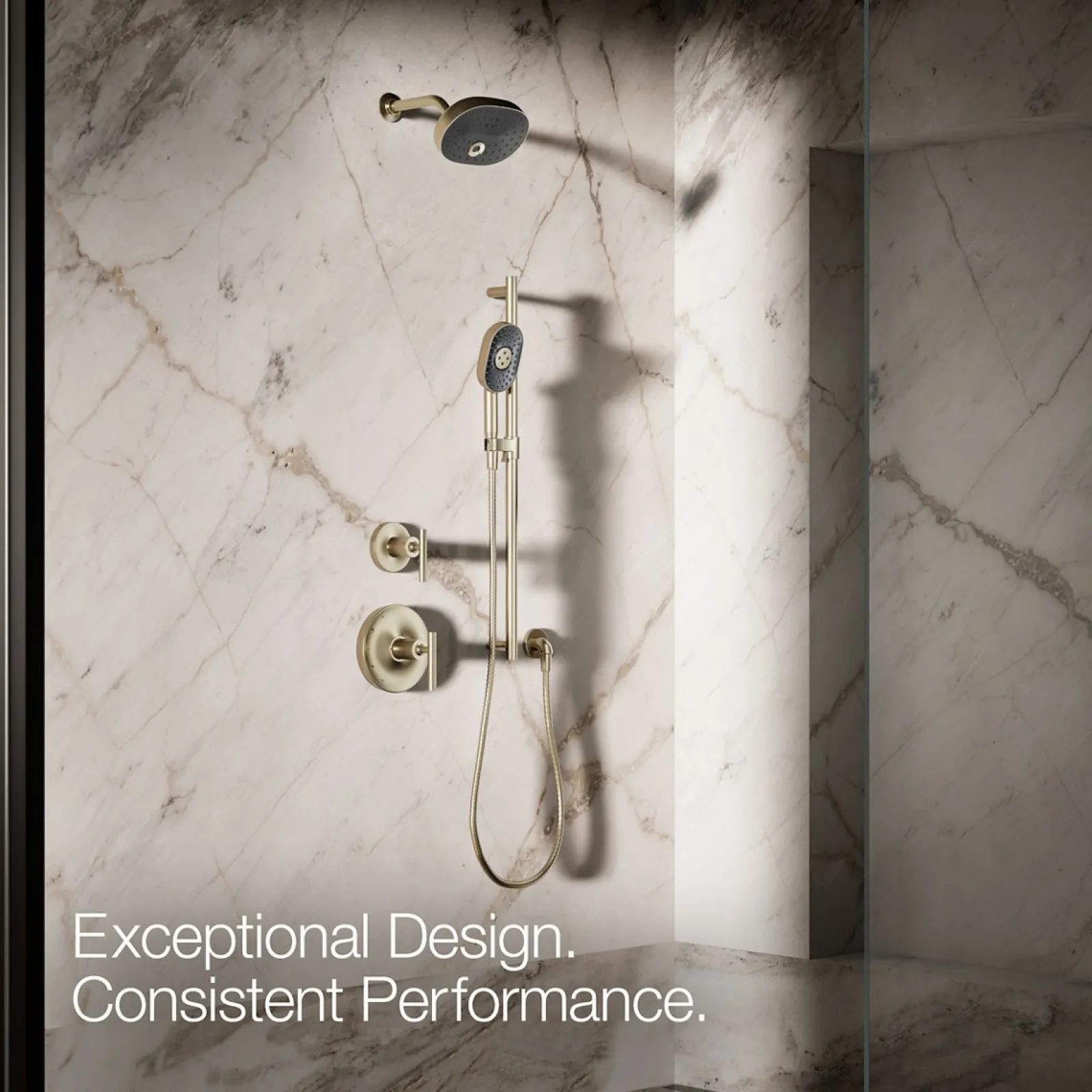 Oblong three-function handshower, 2.5 gpm^Kohler New