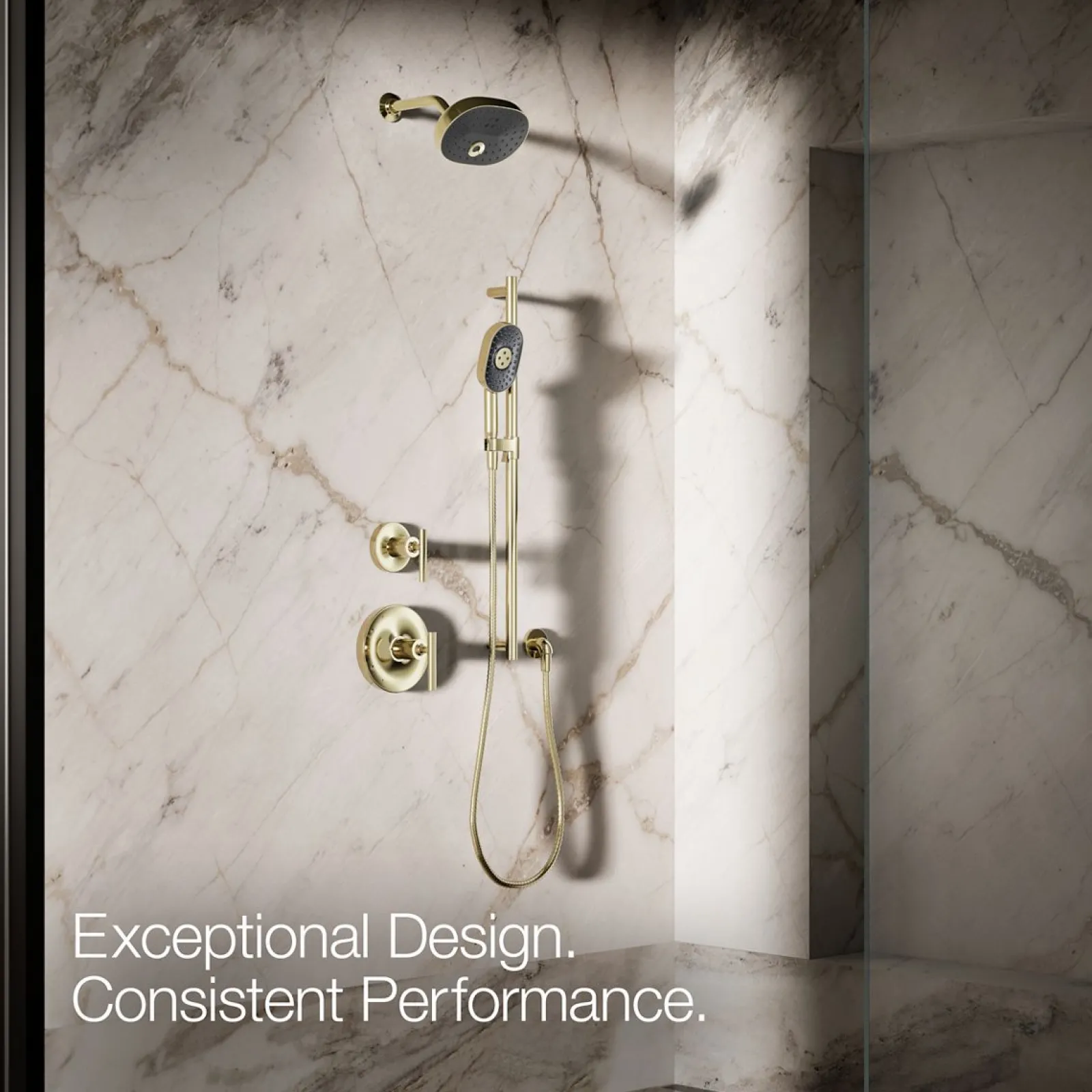 Oblong three-function handshower, 2.5 gpm^Kohler New