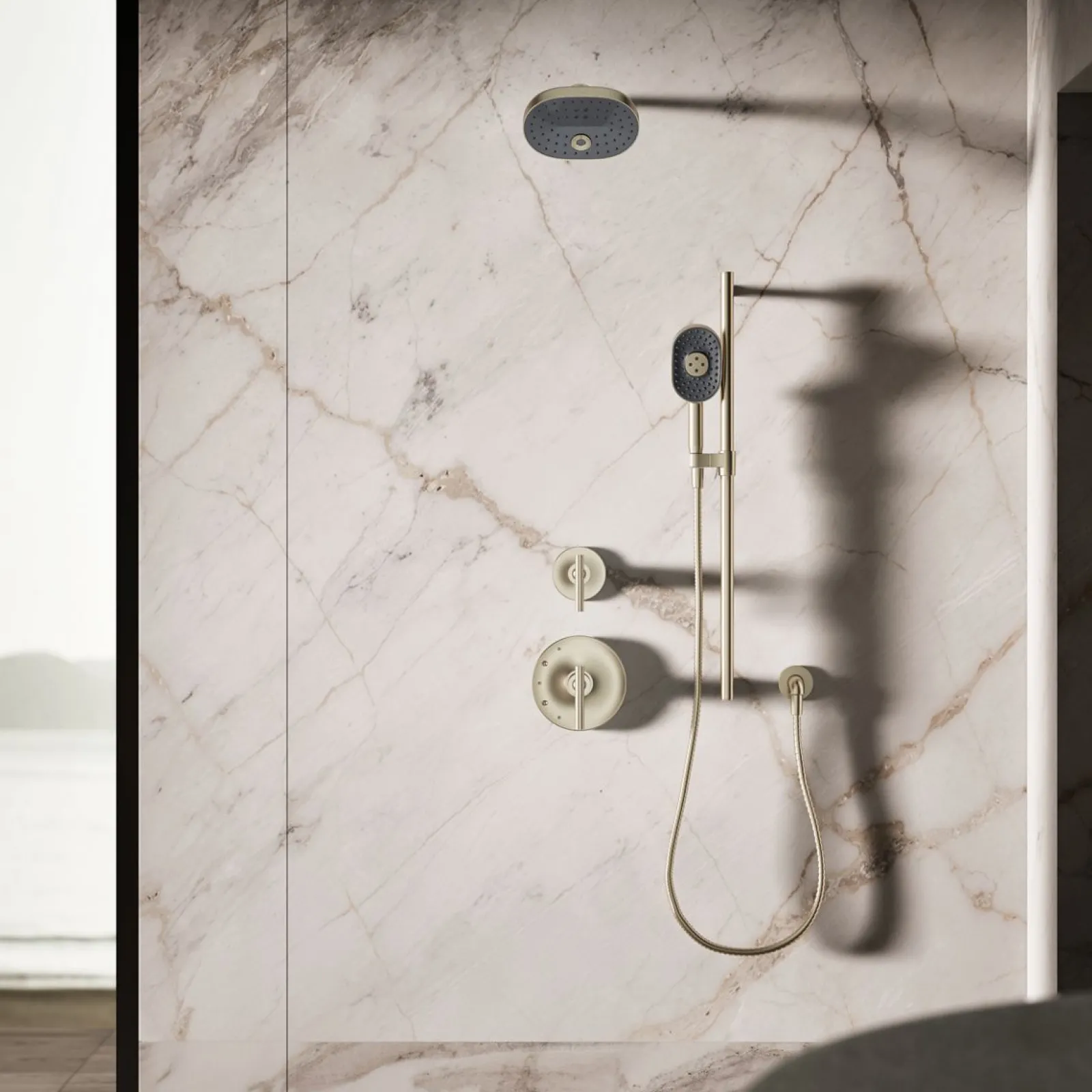 Oblong three-function handshower, 2.5 gpm^Kohler New