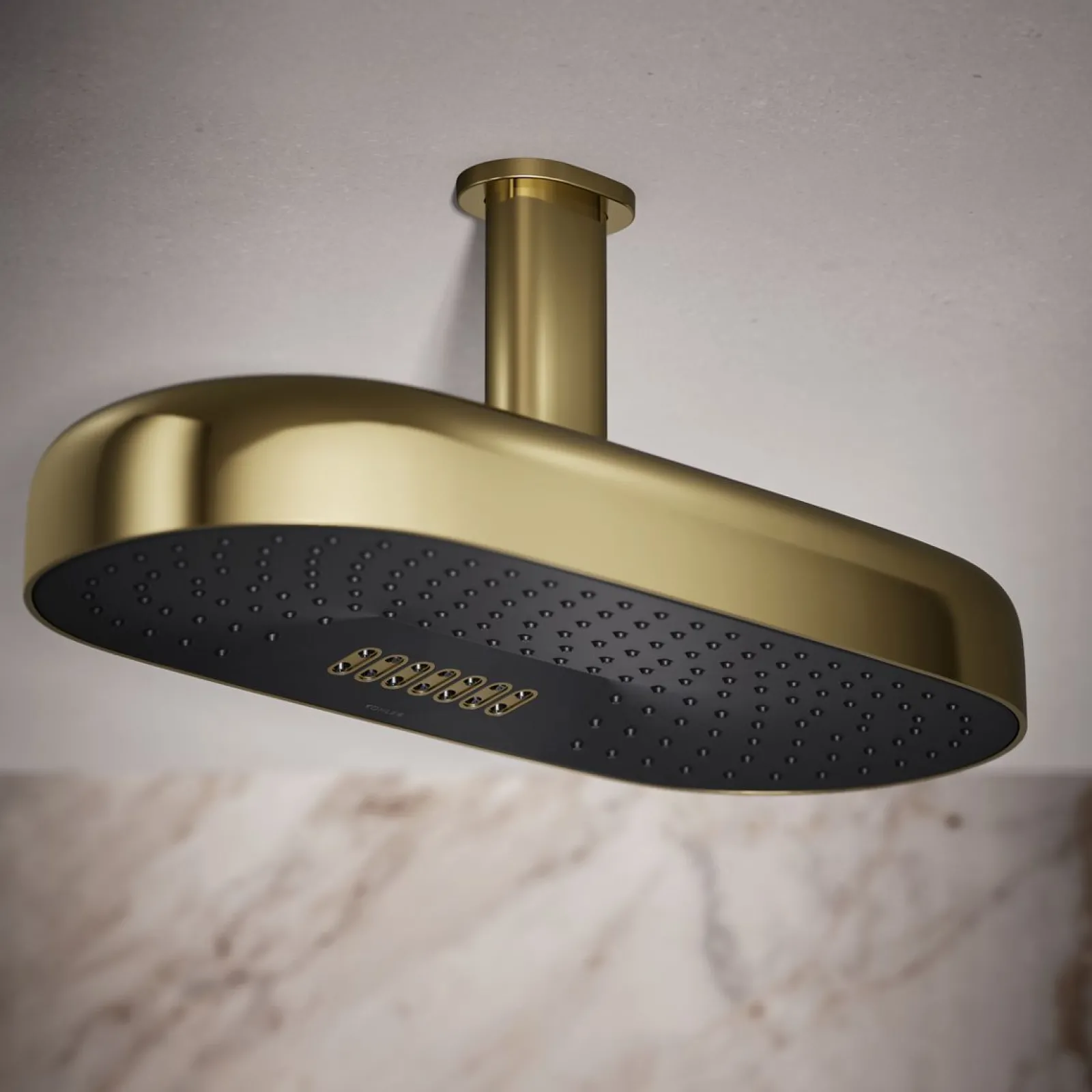 Oblong 18" two-function rainhead, 2.5 gpm^Kohler Clearance