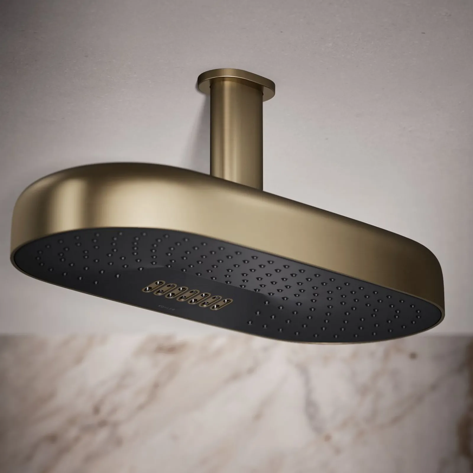 Oblong 18" two-function rainhead, 2.5 gpm^Kohler Clearance