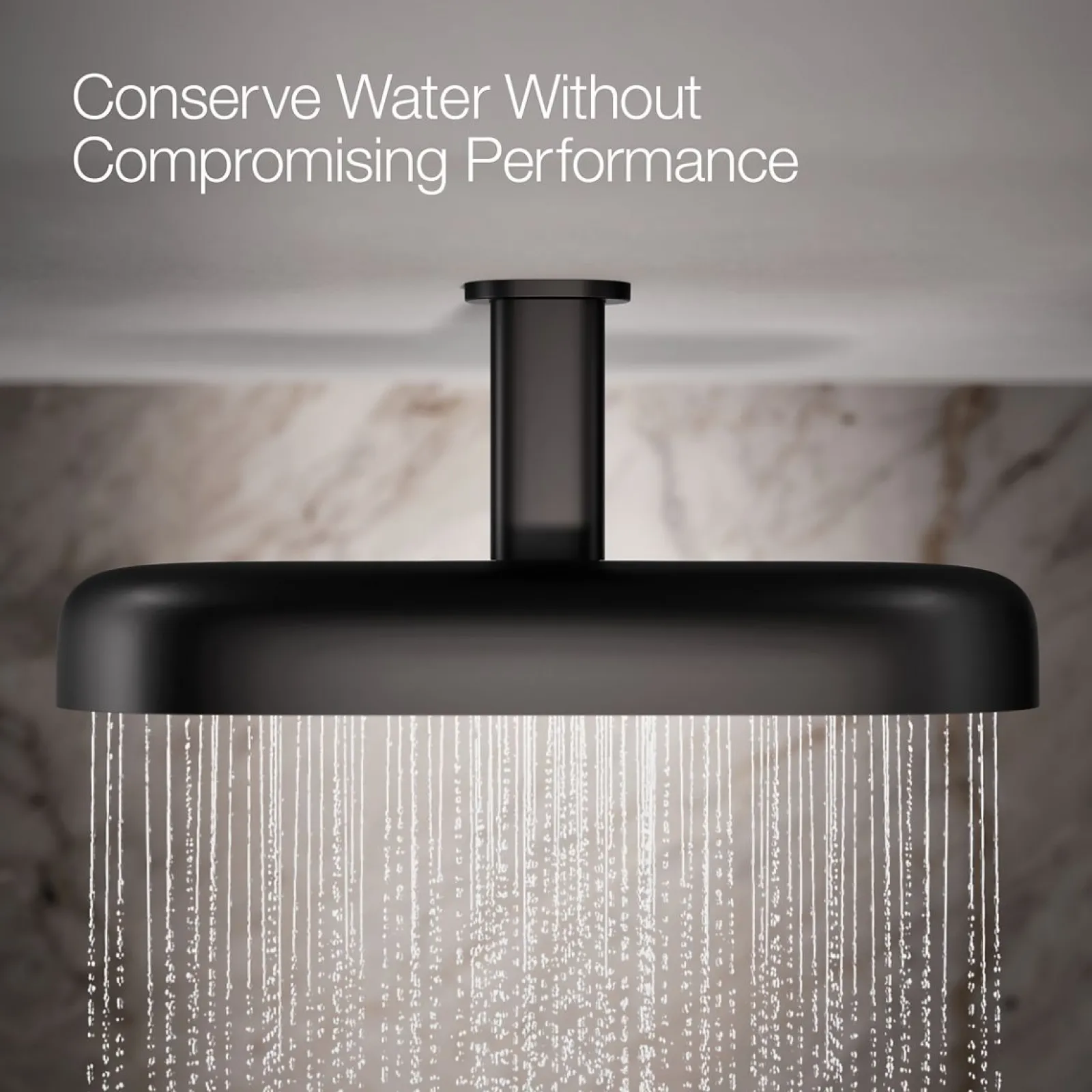 Oblong 18" two-function rainhead, 2.5 gpm^Kohler Clearance